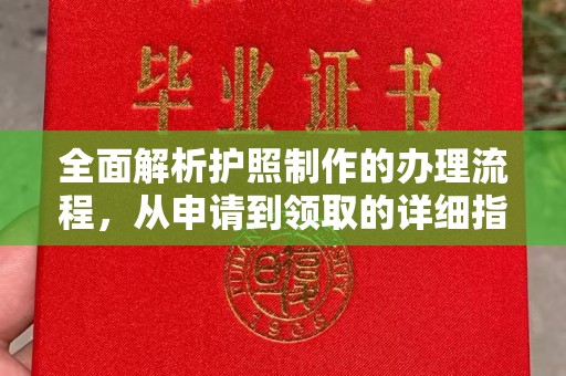 凉州全面解析护照制作的办理流程，从申请到领取的详细指南