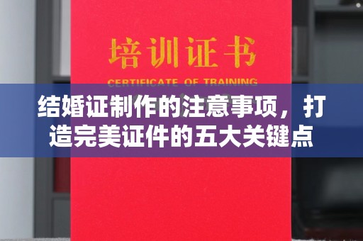 凉州结婚证制作的注意事项，打造完美证件的五大关键点