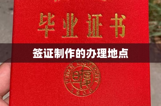 凉州签证制作的办理地点